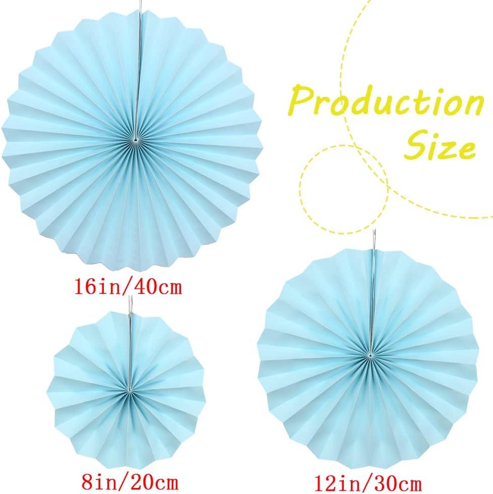 Wmenjiazihan 1 Clearance Hanging Paper Fans Party Set Silver Round Pattern Paper Garlands Decoration For Birthday Shower Graduation Retirement Set Of 6 Inverted Wobbler