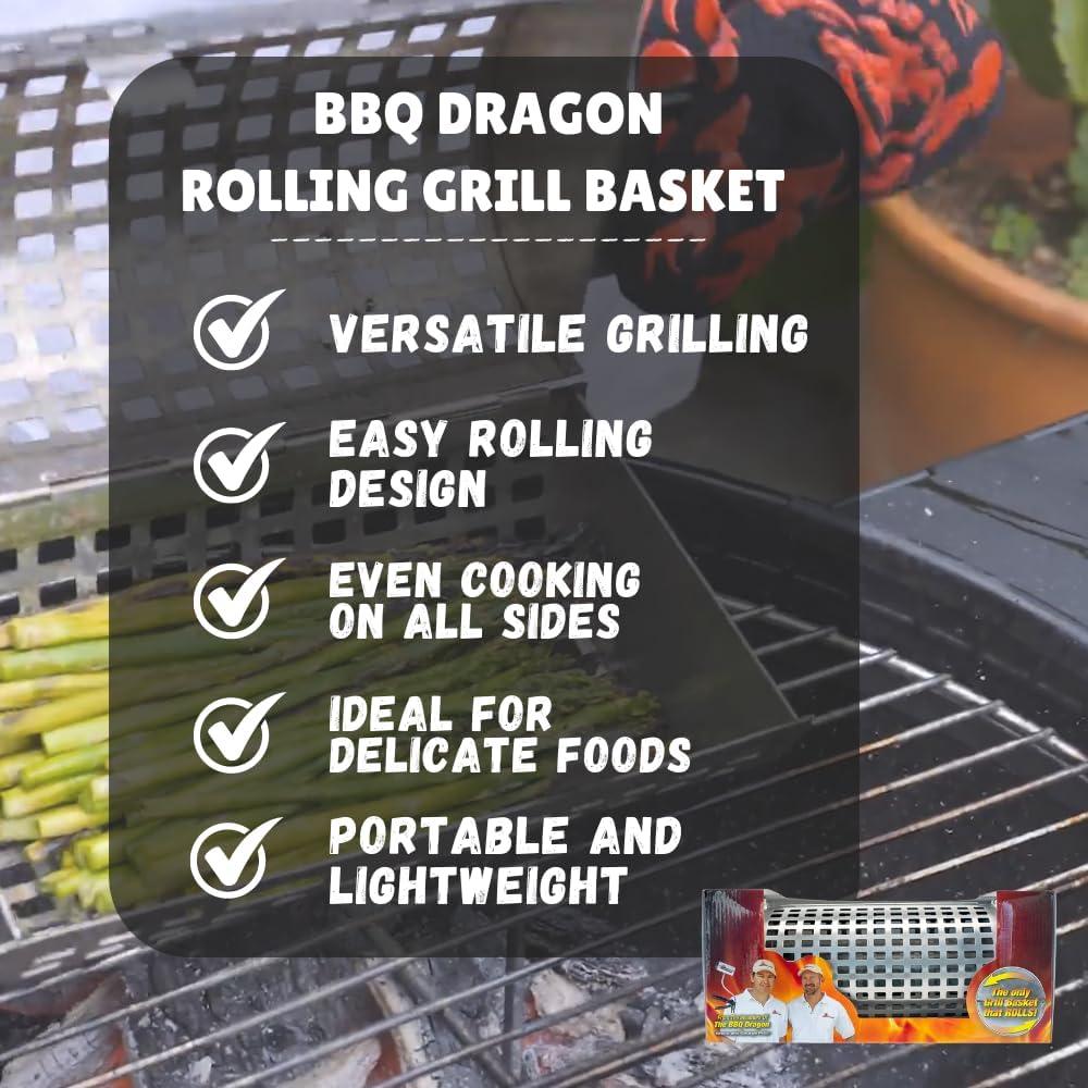 BBQ Dragon Metal Grill Basket