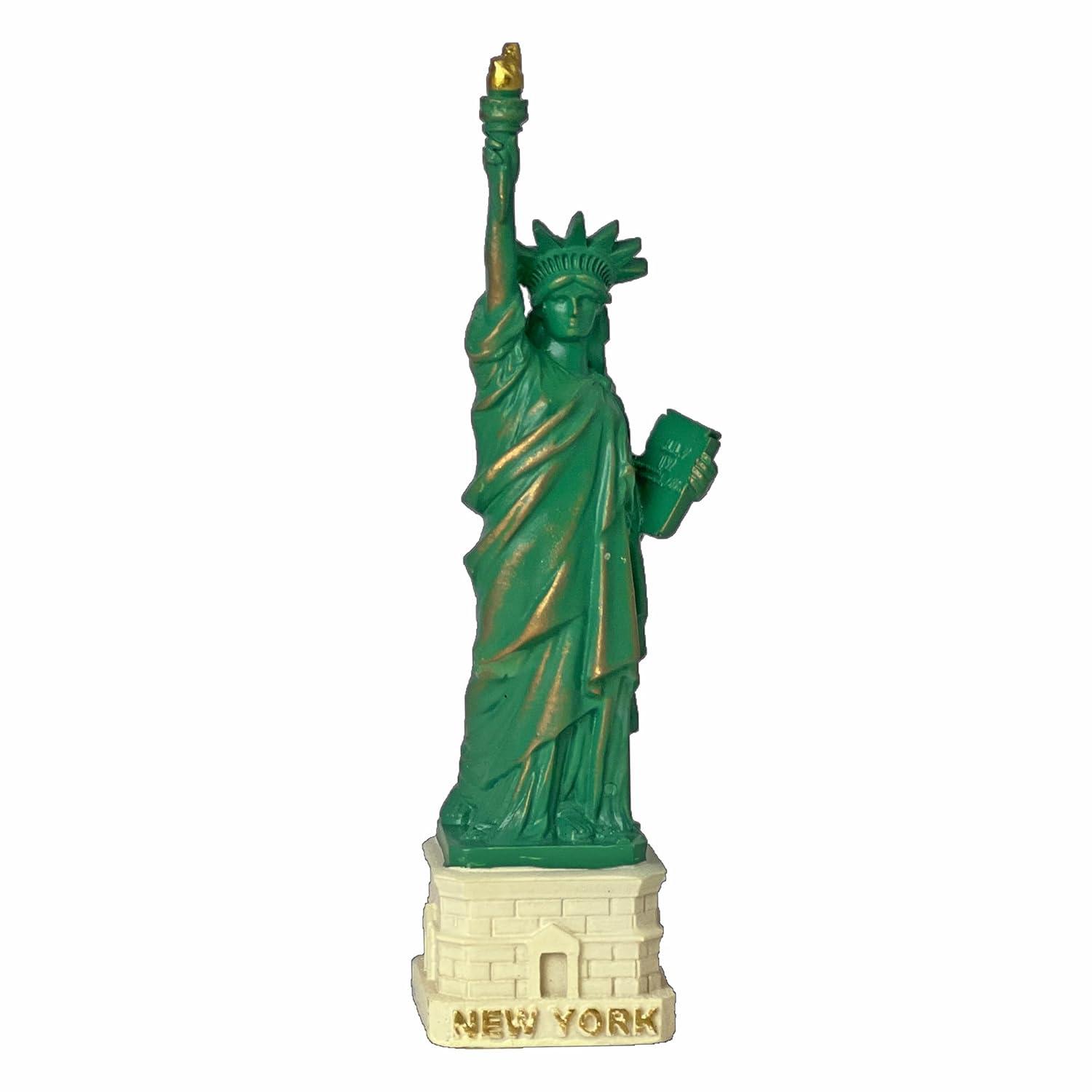 Authentic Scaled 4" Copper Statue of Liberty Replica Statues, NYC Souvenir
