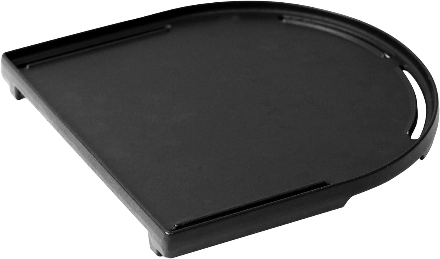 Cast Iron Half Grill Cooking Griddle for Coleman RoadTrip Swaptop Grills LX LXE LXX, Non-Stick Flat Cooking Pan BBQ Accessories, 1 Pack