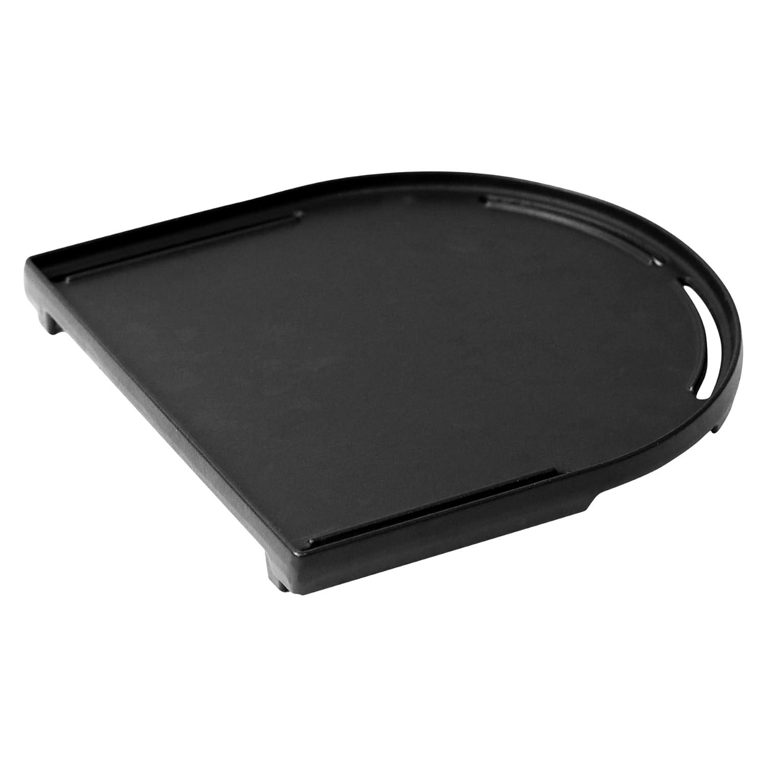 Cast Iron Half Grill Cooking Griddle for Coleman RoadTrip Swaptop Grills LX LXE LXX, Non-Stick Flat Cooking Pan BBQ Accessories, 1 Pack