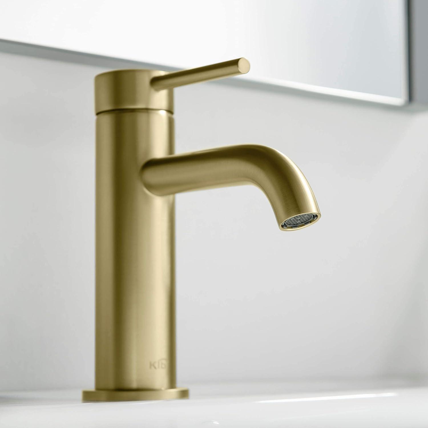 Circular Single-Hole Single-handle Bathroom Faucet