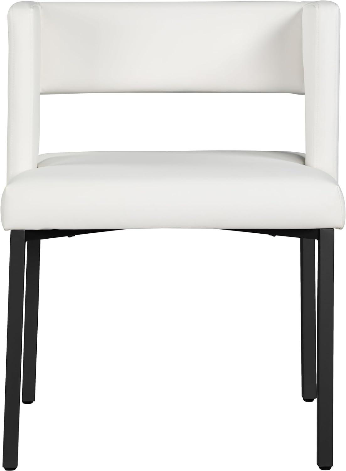 Inga Upholstered Arm Chair in White