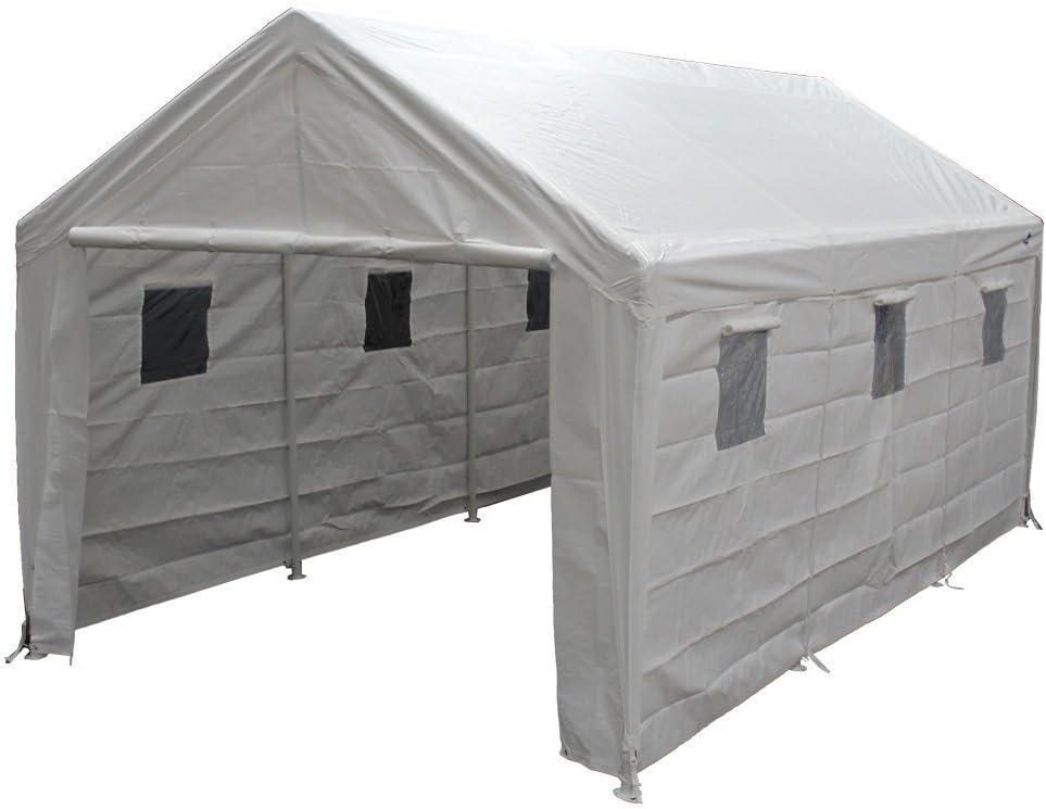 King Canopy Hercules 10ft 8in x 20ft Steel Frame Enclosed Canopy Garage