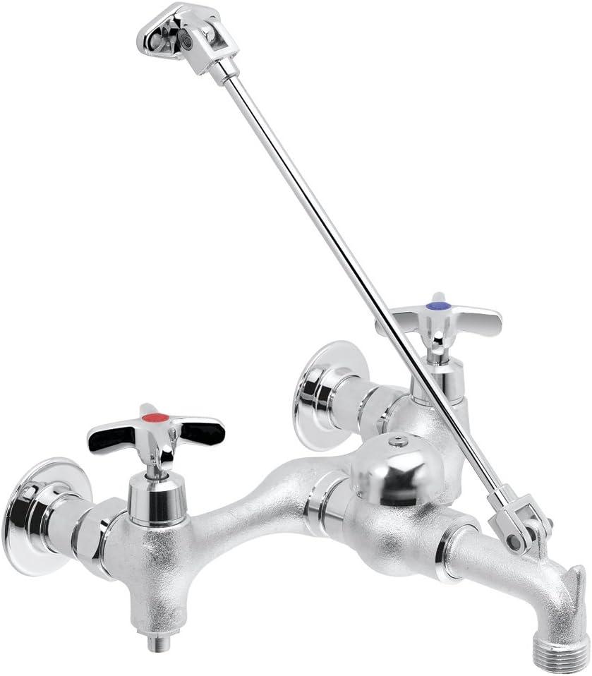 Commander Chrome Service Sink Faucet with 5-Year Warranty