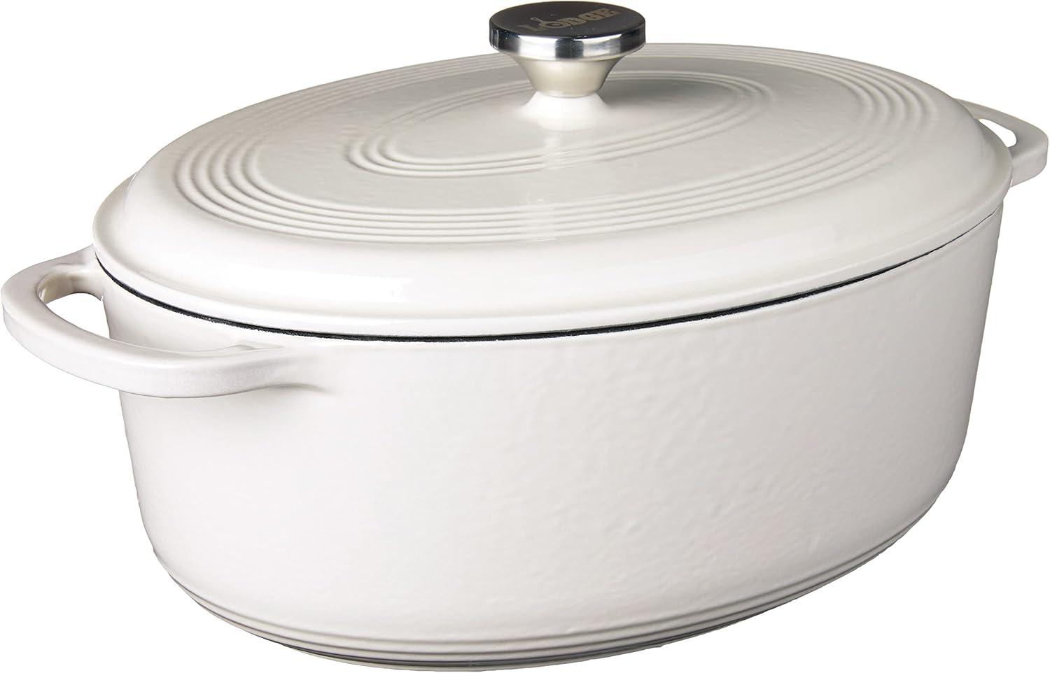 Lodge 7 Quart Enameled Cast Iron Dutch Oven Available