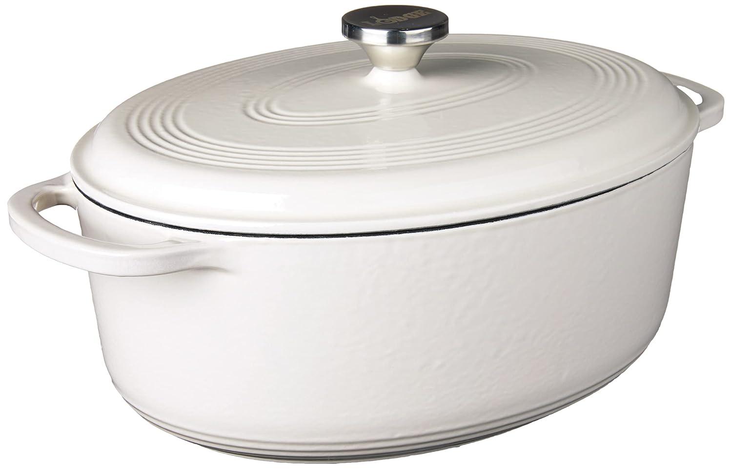 Lodge 7 Quart Enameled Cast Iron Dutch Oven Available