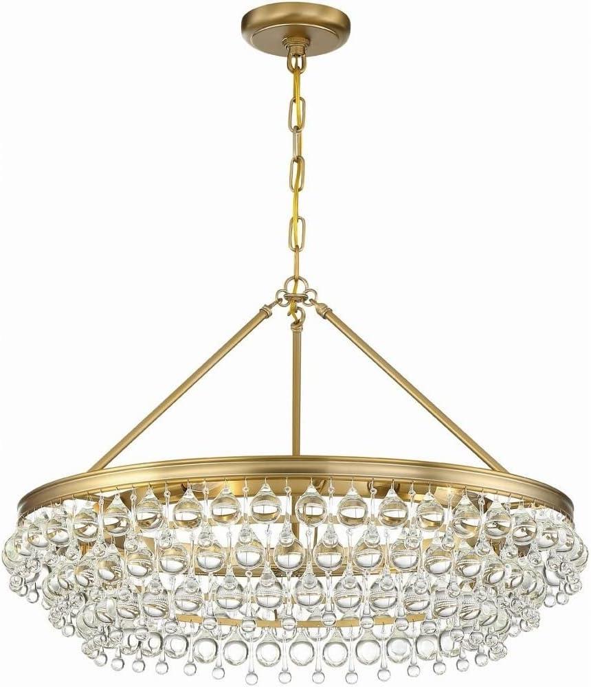 Crystorama Lighting - Six Light Chandelier - Chandelier - Calypso - Six Light