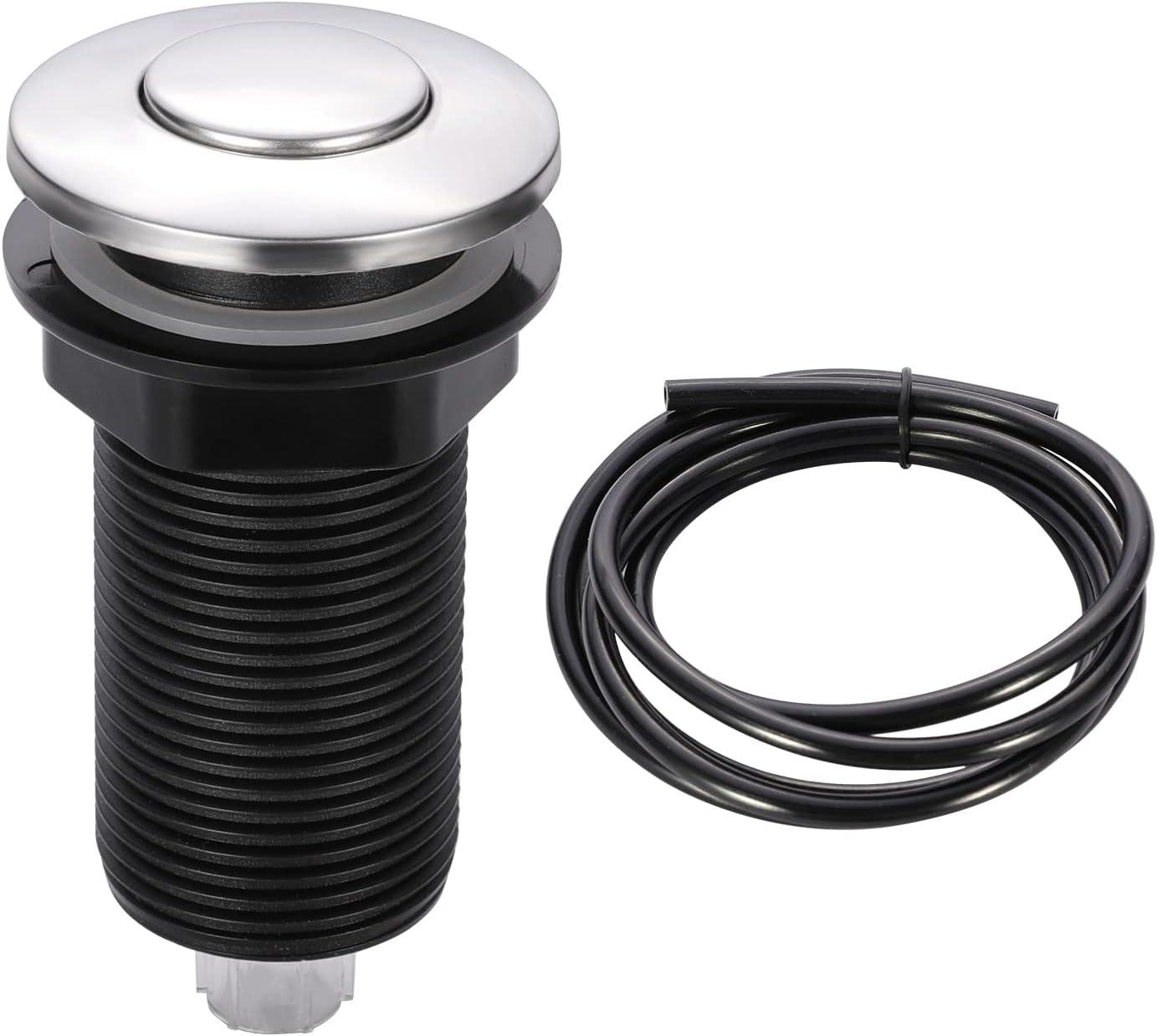 Kraus KRAUS Garbage Disposal Air Switch Kit with Push Button, AC Adapter, Power Cord, and Air Tube Included