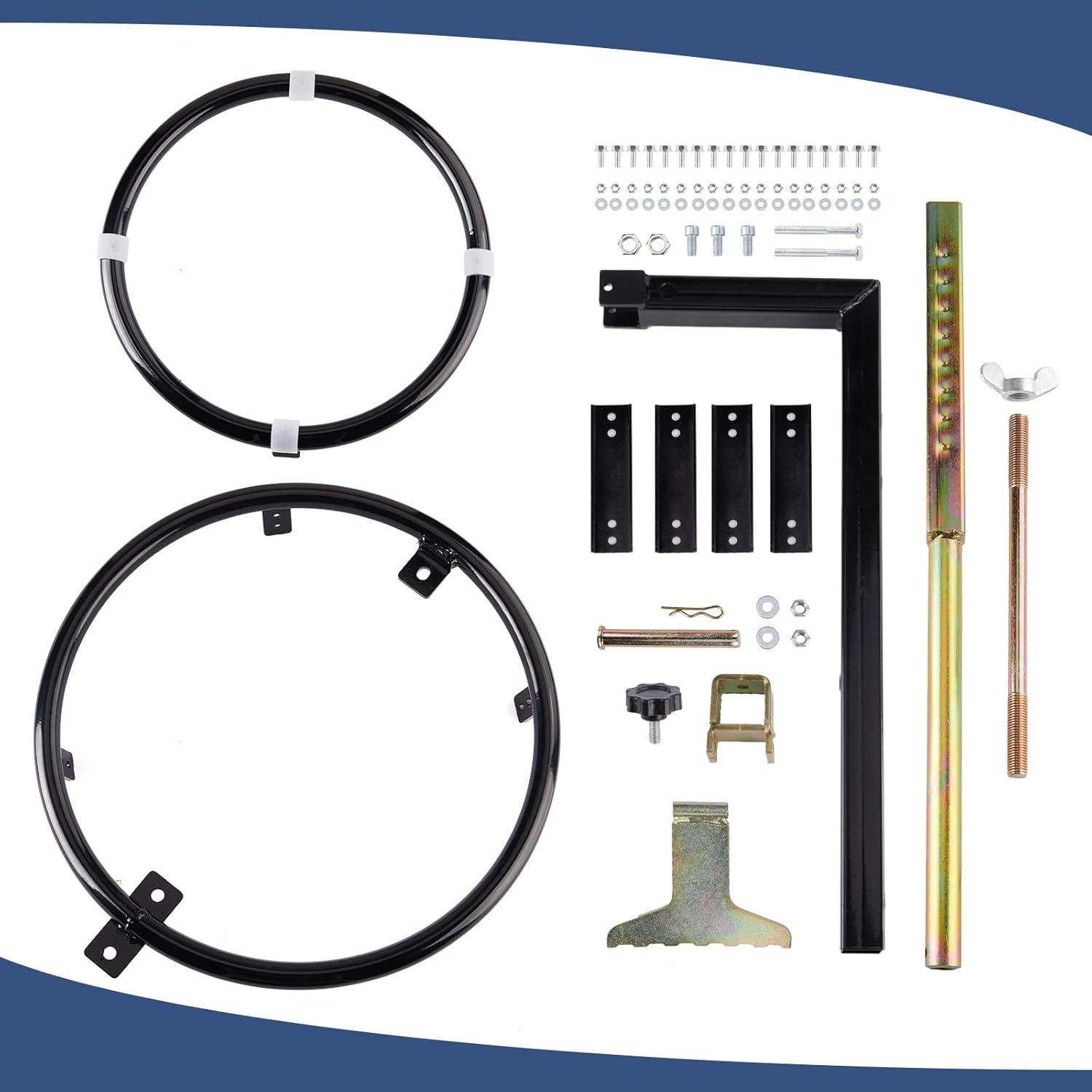 Motorcycle tire Changer for 16in to 21in Tires Dirt Bike Bead Breaker Tire Change Stand Tire Changing Stand Mount, Black