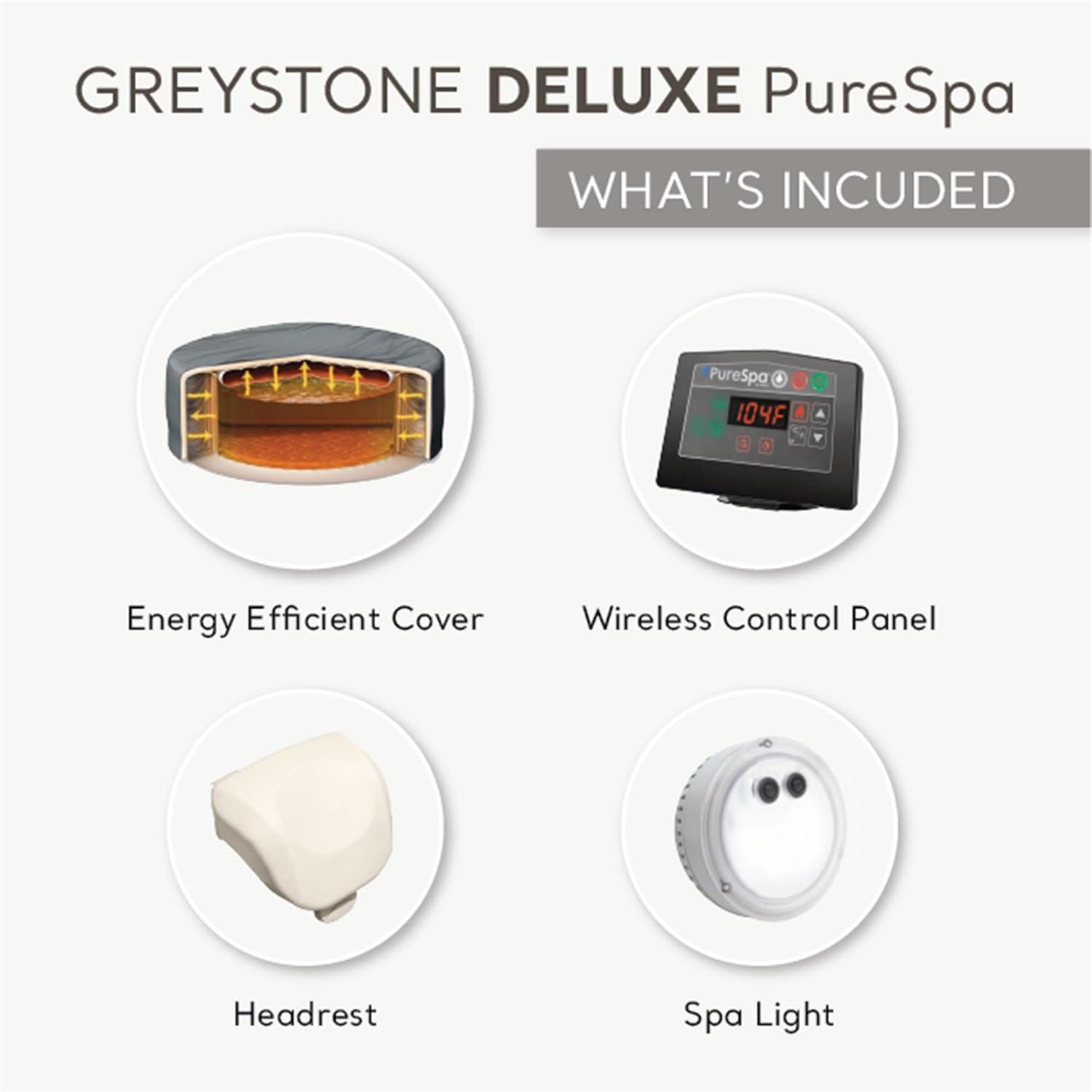 Intex Intex PureSpa Plus Inflatable Square Hot Tub w/ AirJets