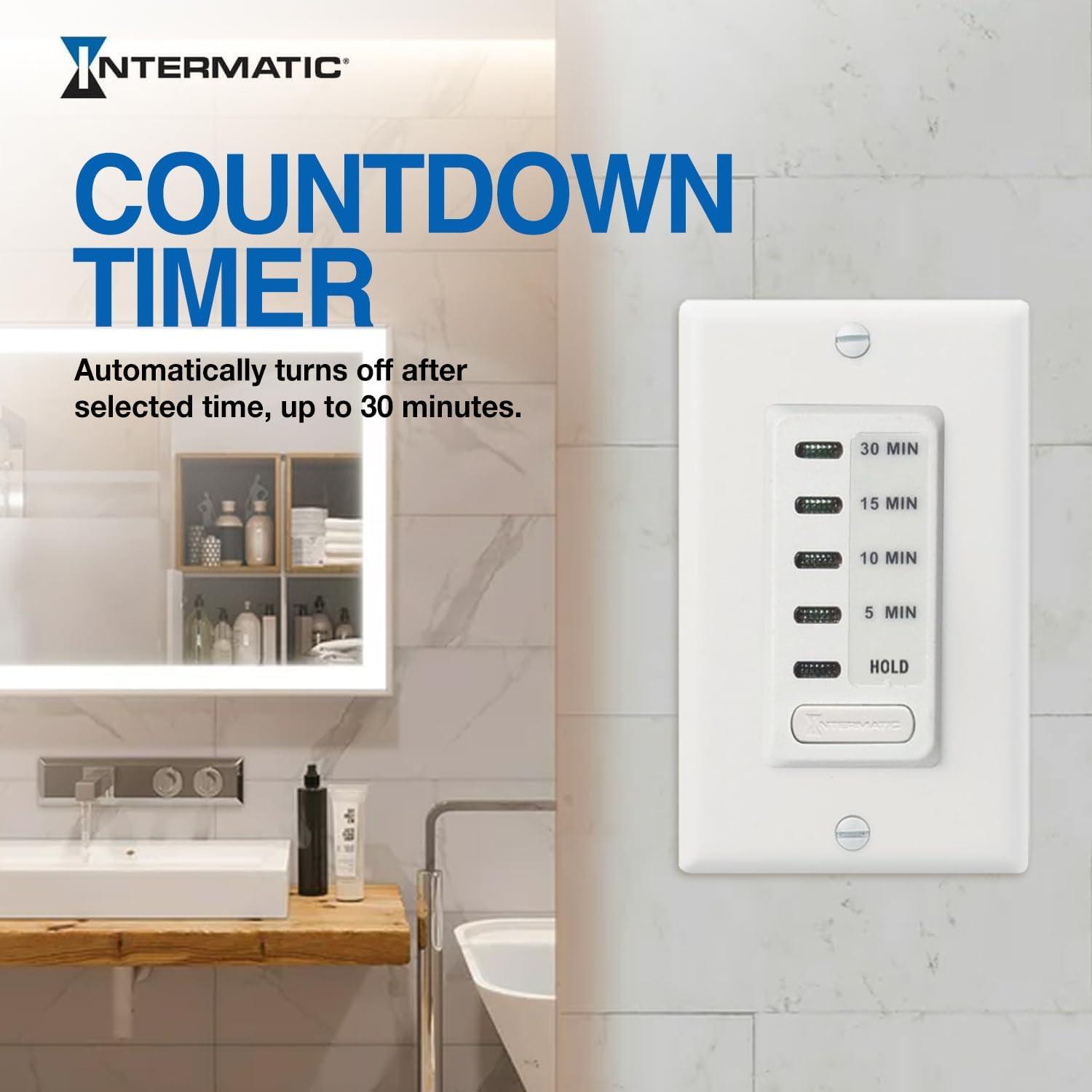 Intermatic Indoor Digital In Wall Timer 120 volt White