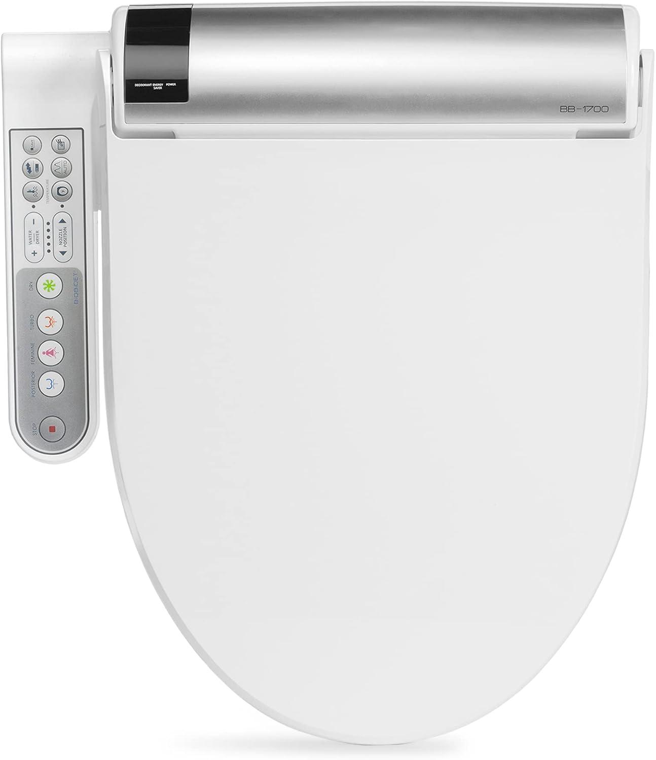 Bio Bidet White Bliss BB-1700 Elongated Bidet Toilet Seat