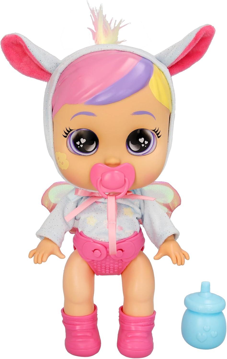 Cry Babies Day Care Jenna 12" Baby Doll w/ Light Up Eyes and Pegasus Themed Outfit