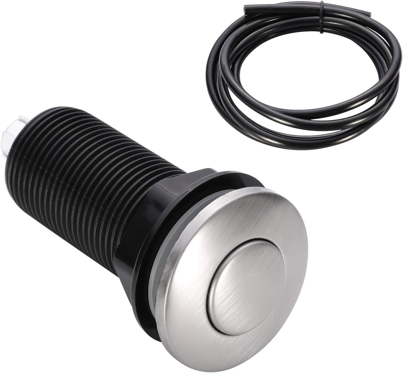 Kraus KRAUS Garbage Disposal Air Switch Kit with Push Button, AC Adapter, Power Cord, and Air Tube Included