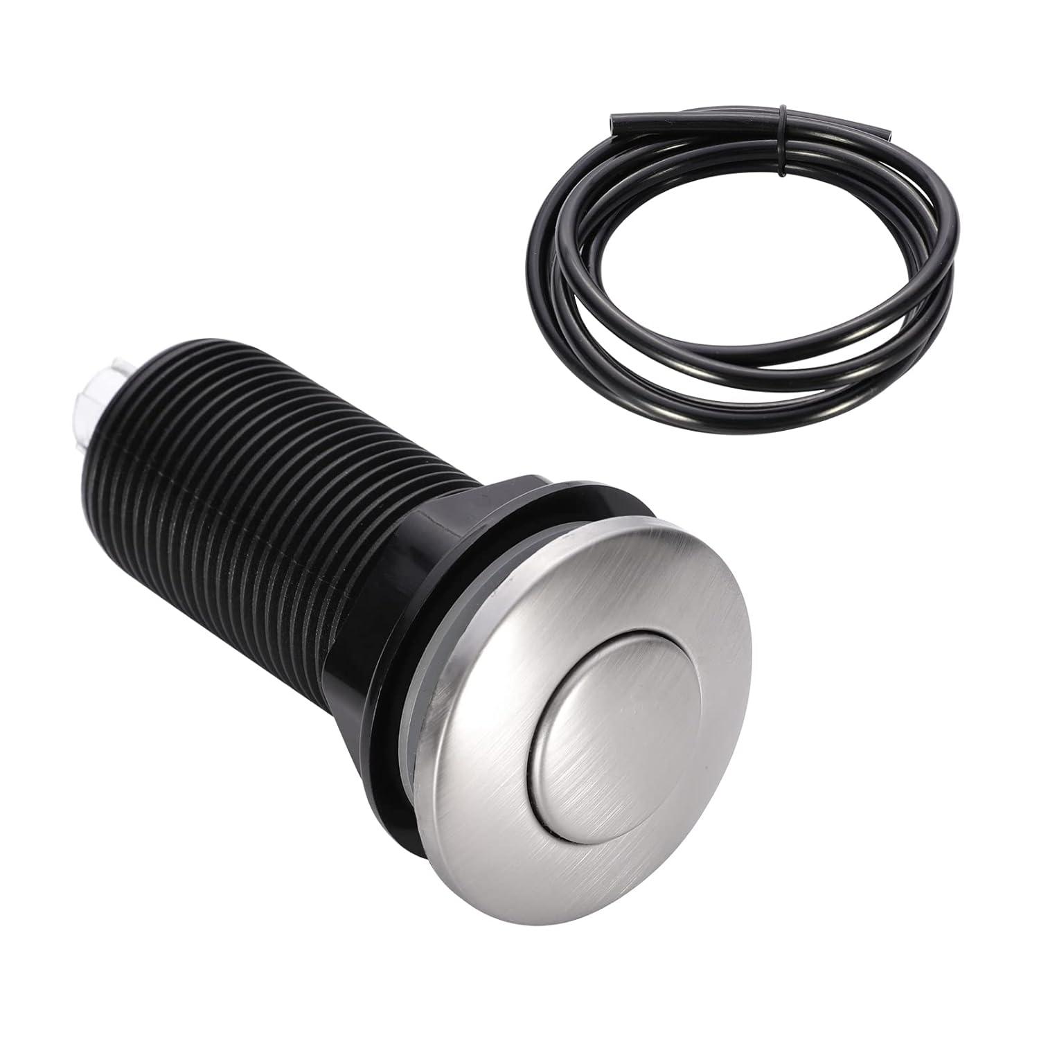 Kraus KRAUS Garbage Disposal Air Switch Kit with Push Button, AC Adapter, Power Cord, and Air Tube Included