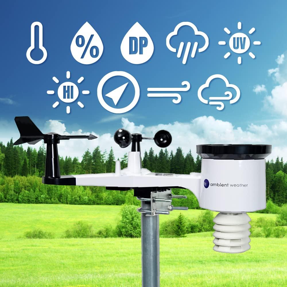 17'' Solar Powered Wireless Outdoor Weather Station