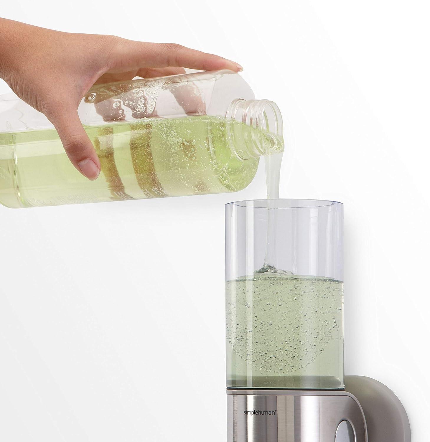 Twin Wall Mount Soap Dispenser with Ergonomic T-Bar Lever