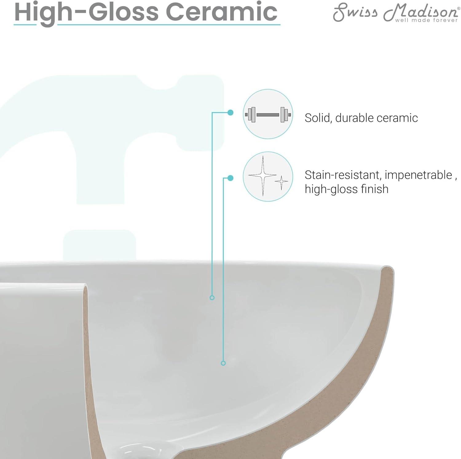 St. Tropez St.Tropez Corner Two-Piece Pedestal Sink