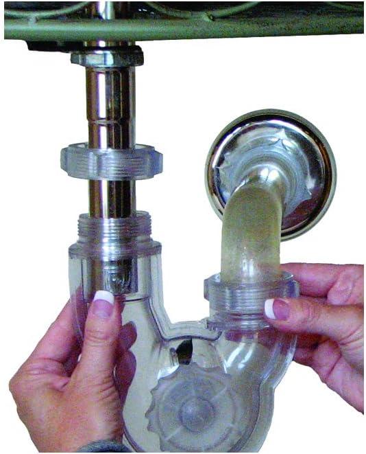 PermaFLOW Transparent Plastic P-Trap with Waste Arm