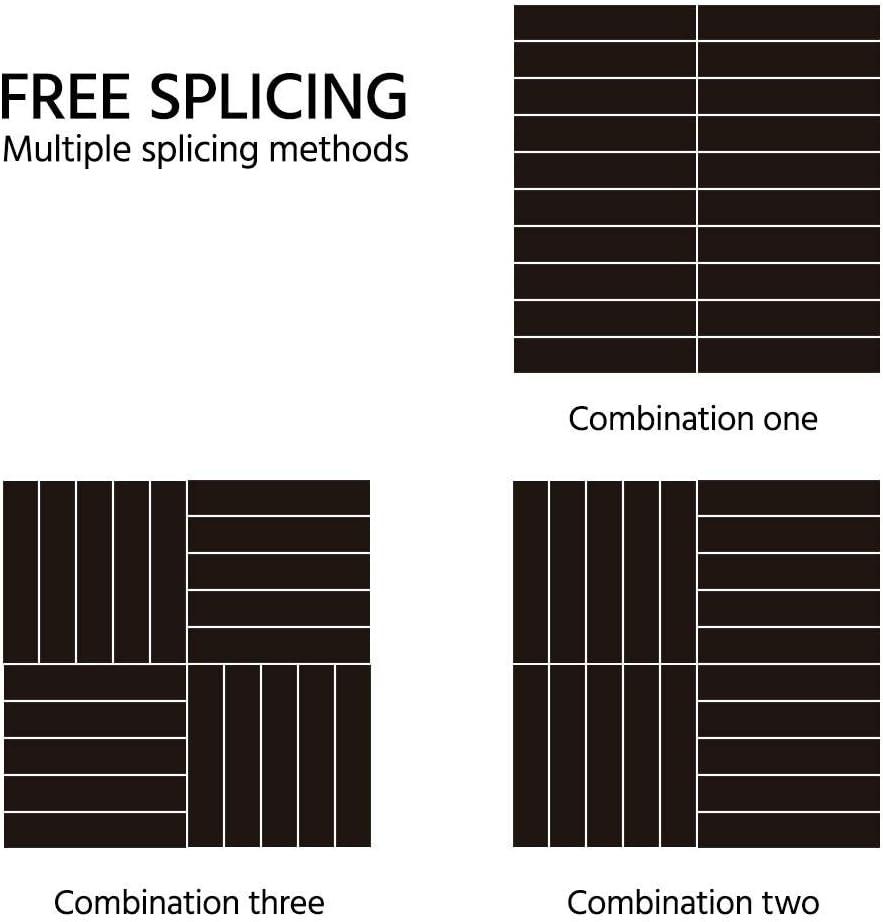 Yaheetech  27pcs 12"x12" Tiles for Patio Garden for  Indoor & Outdoor Black