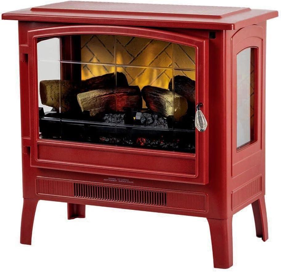 Country Living Smart Infrared Electric Fireplace Stove Heater, Alexa and Google Home Compatible