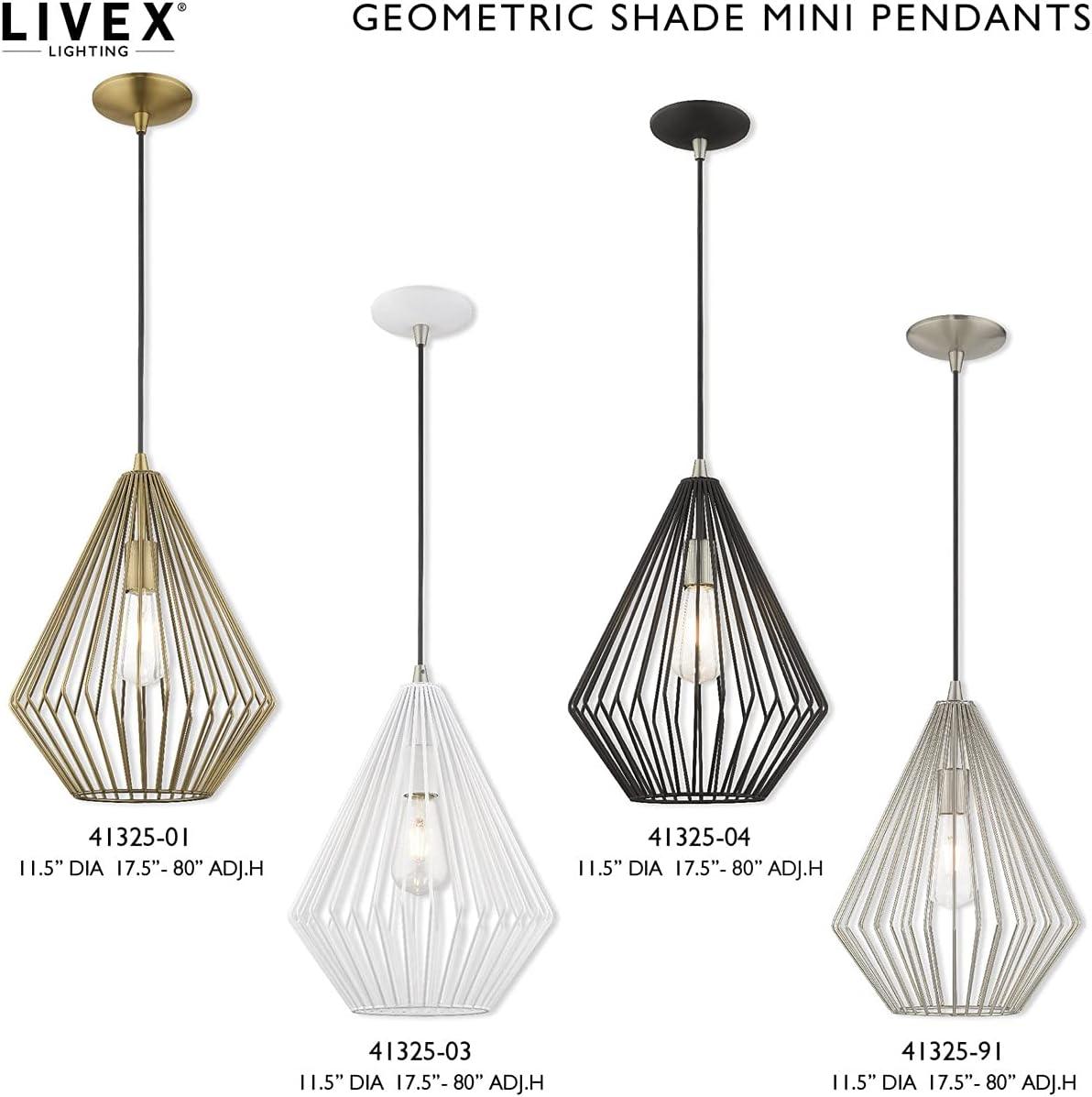 Livex Lighting Linz 1 - Light Pendant in  Brushed Nickel