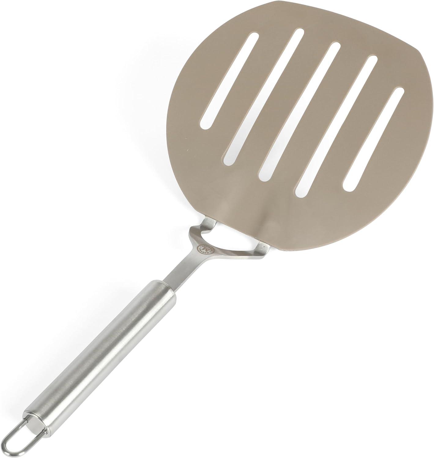 Large Slotted Nylon Pancake Turner with Stainless Steel Handle