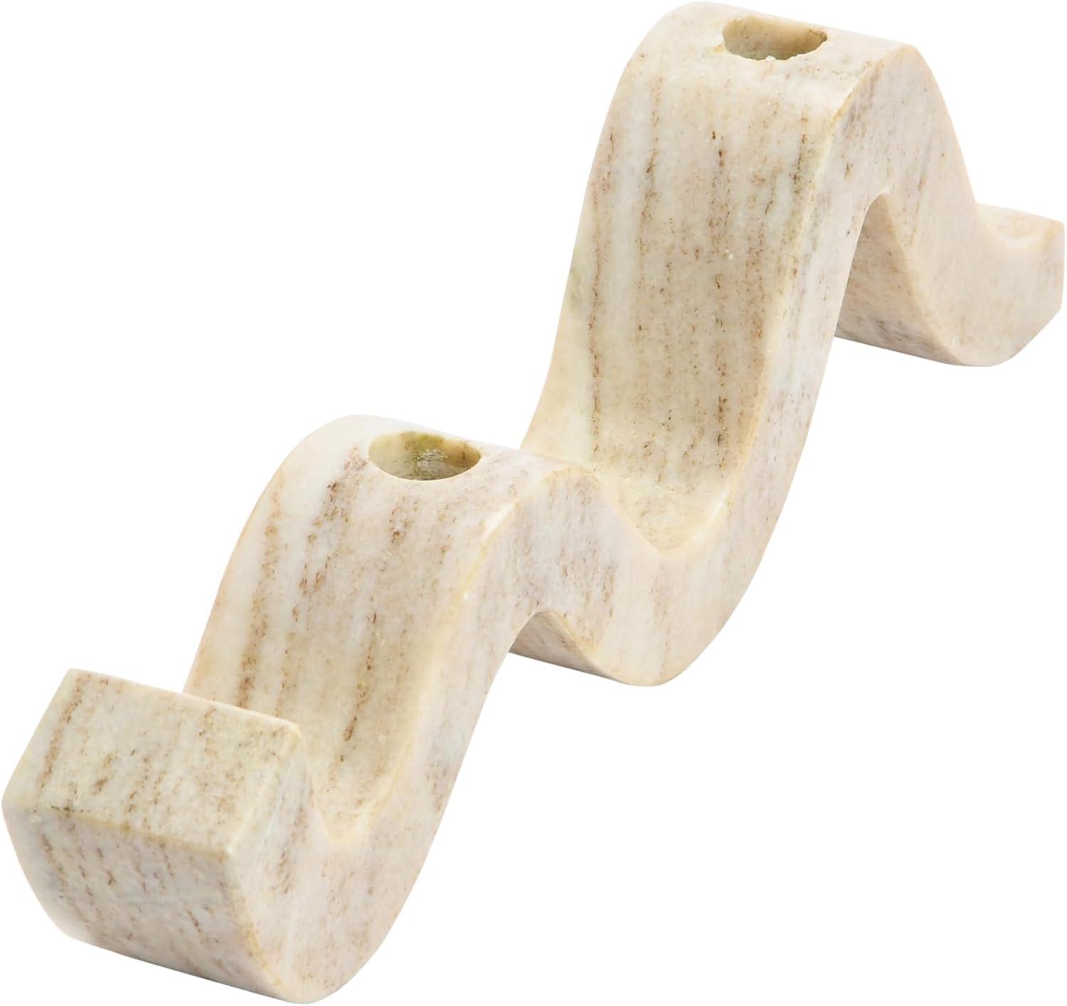 Dylani Double Candle Holder - Natural