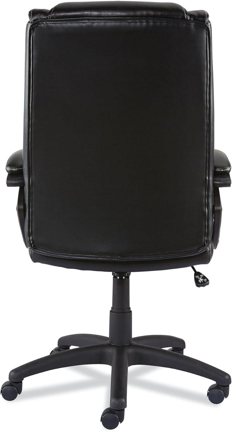 Alera Alera Brosna Series Mid-Back Task Chair, Supports Up to 250 lb, 18.15" to 21.77 Seat Height, Black Seat/Back, Black Base