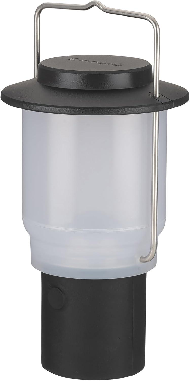 Snow Peak Mini Hozuki - Battery-Powered & Lightweight Camping Light - Portable Lantern for Soft, Ambient Light, Black