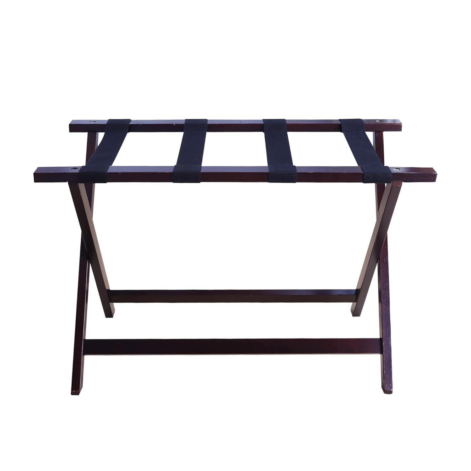 ROTSEN FURNITURE LLC. Heavy Duty Solid Wood Extra Wide Luggage Rack