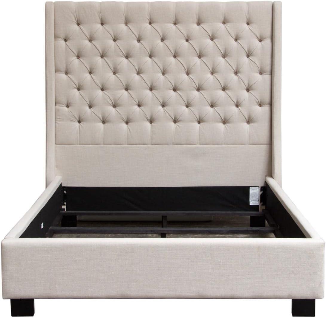 Diamond Sofa Upholstered Wingback Bed