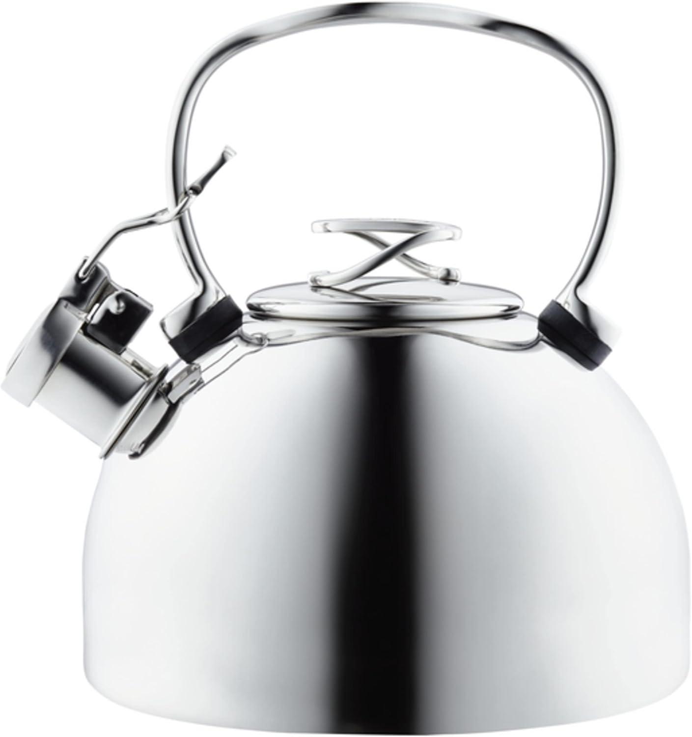 Circulon 48378 2.3-Quart Whistling Stainless Teakettle with Flip-Up Spout