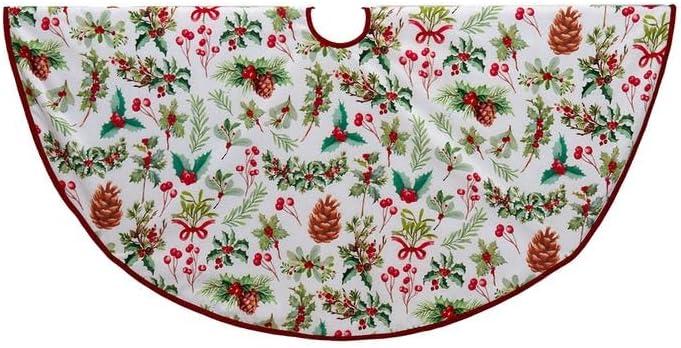 Kurt Adler Polyester Christmas Tree Skirt