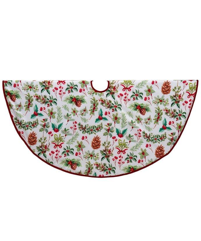 Kurt Adler Polyester Christmas Tree Skirt