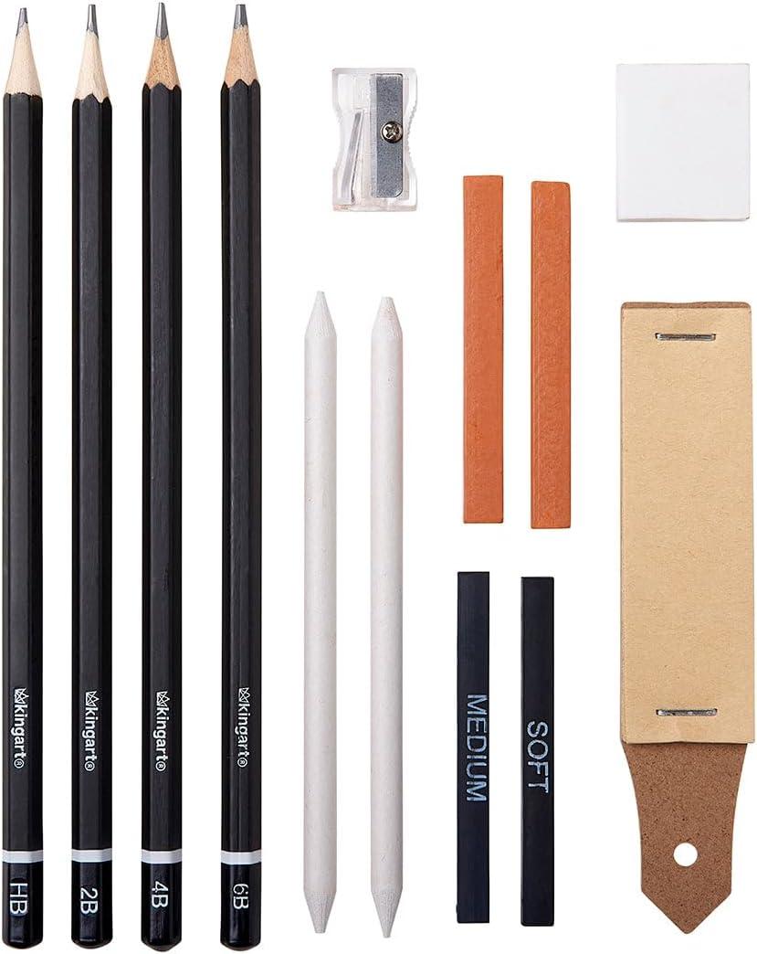 KINGART Sketch & Draw Set, 13 pc