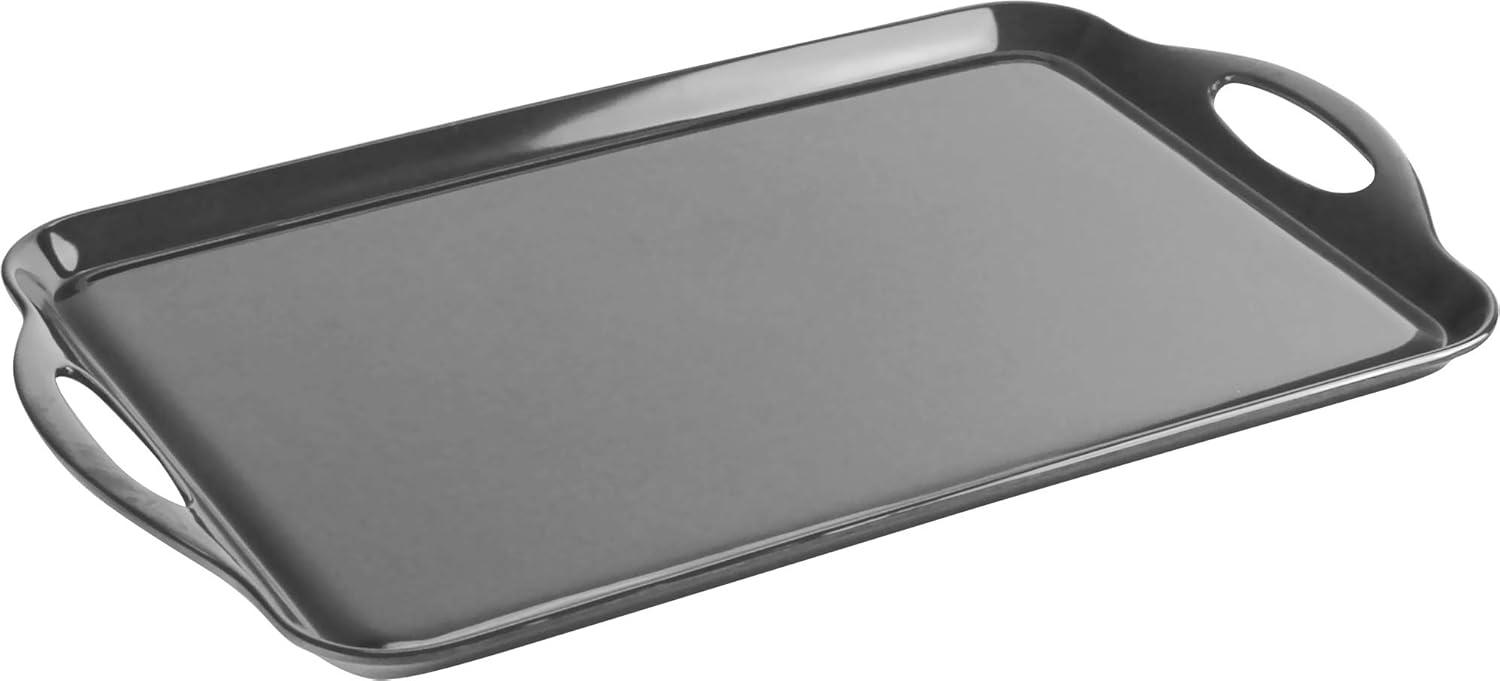 Reston Lloyd Multi-Purpose 18" Rectangle Melamine Plastic Handled Tray