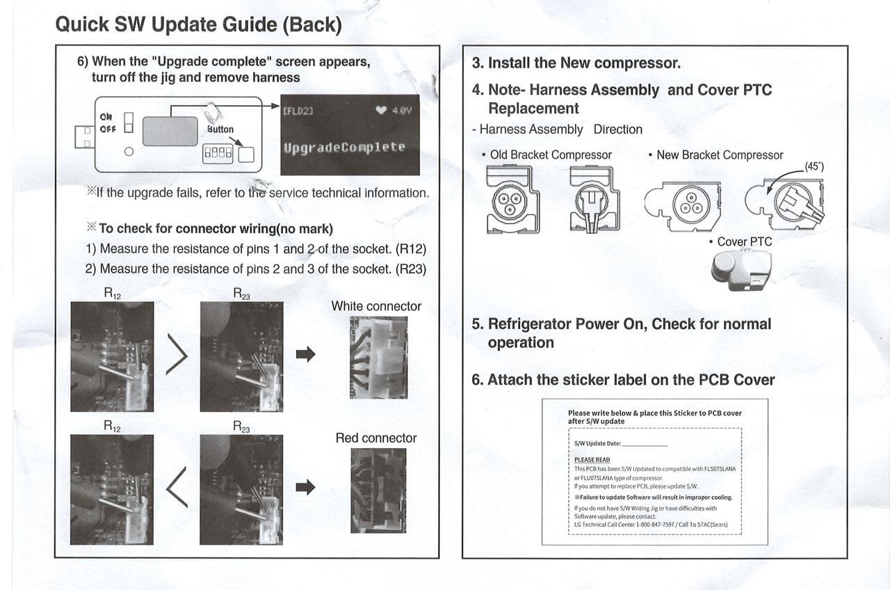 LG Refrigerator Compressor TCA38151706