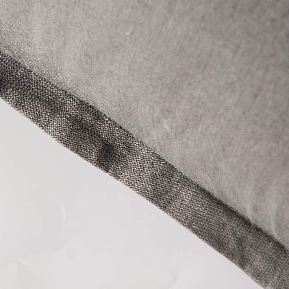 Stone Washed French Linen European Square Pillow Shams 26 x 26"