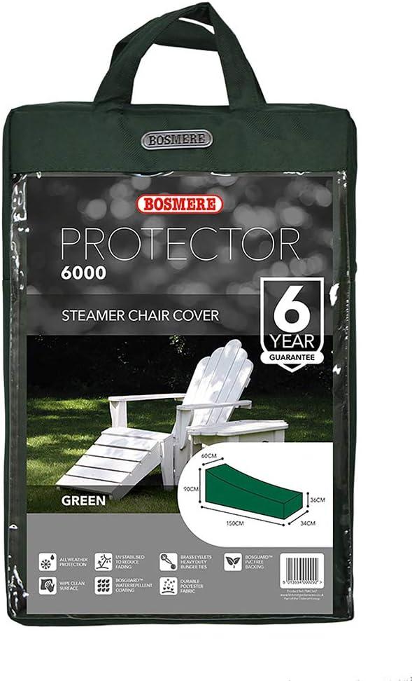 Bosmere C567 Chaise / Steamer Chair Cover - 59 x 24 in. - Green