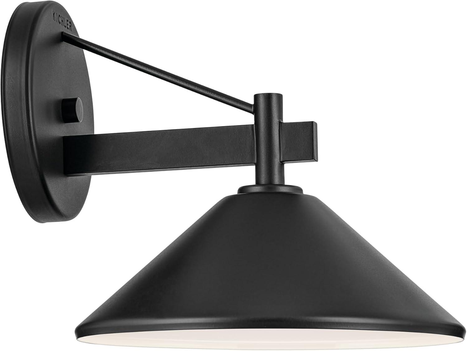 Kichler 49060 Ripley 9" Tall Outdoor Wall Sconce - Black