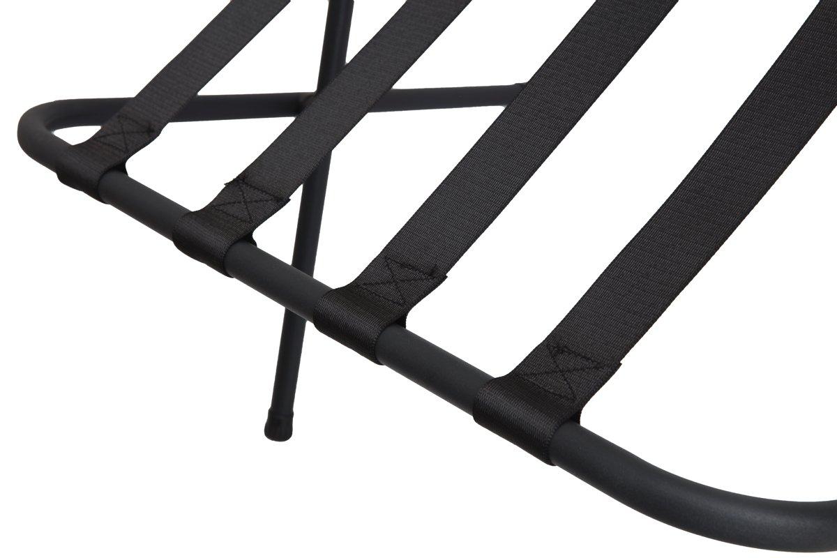 Mabel Home Metal Folding Luggage Rack Black