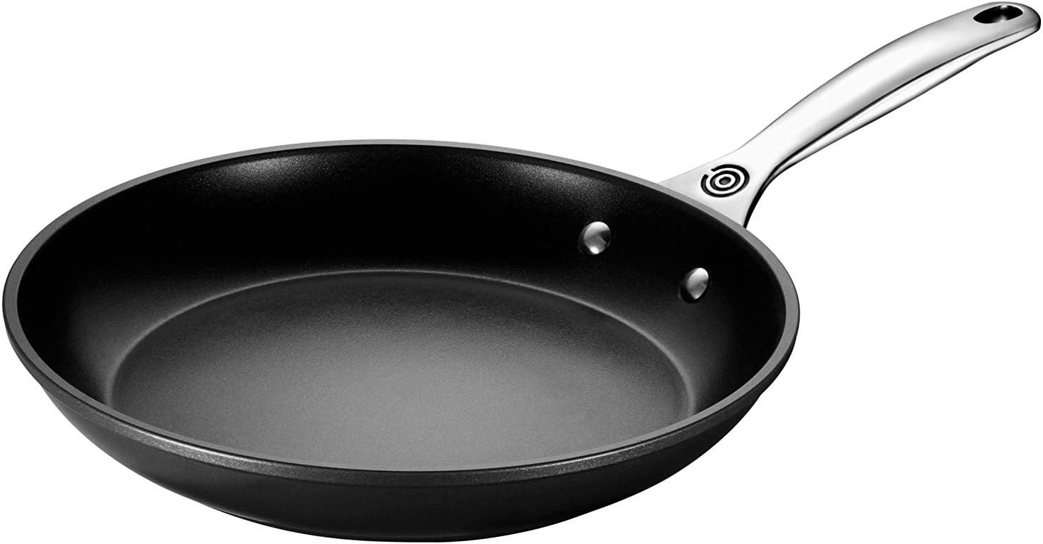 10-Inch Black Aluminum Nonstick Fry Pan