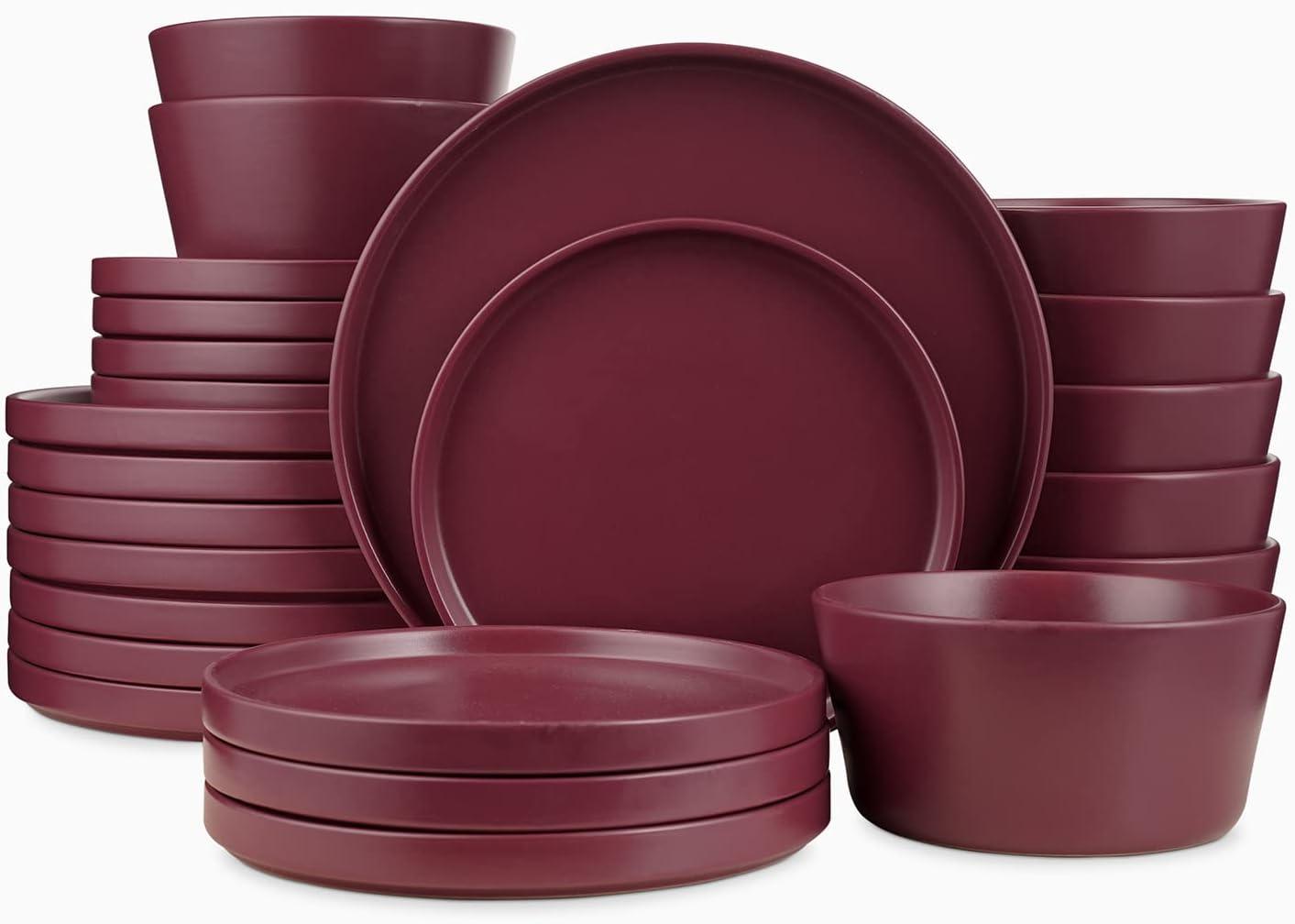 Stone Lain Chelsea 24-Piece Dinnerware Set Stoneware