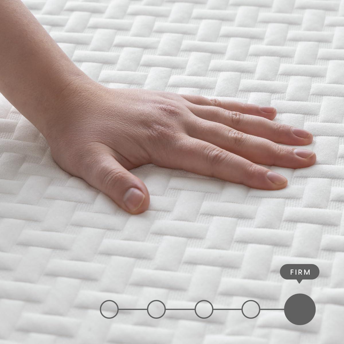 Milliard 10 inch Firm Memory Foam Mattress, Bed-in-a-Box/Pressure Relieving, Classic (Full)