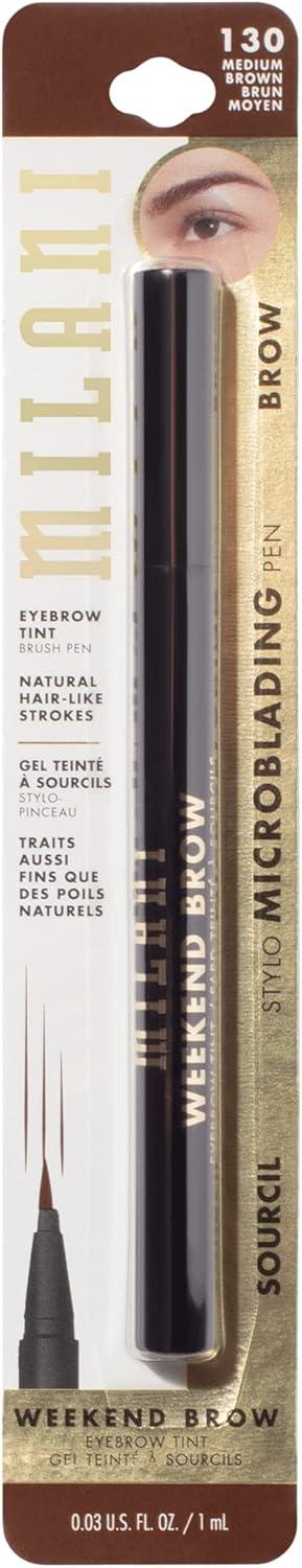 Milani Weekend Brow Eyebrow Tint - Medium Brown 130 - 0.03 fl oz