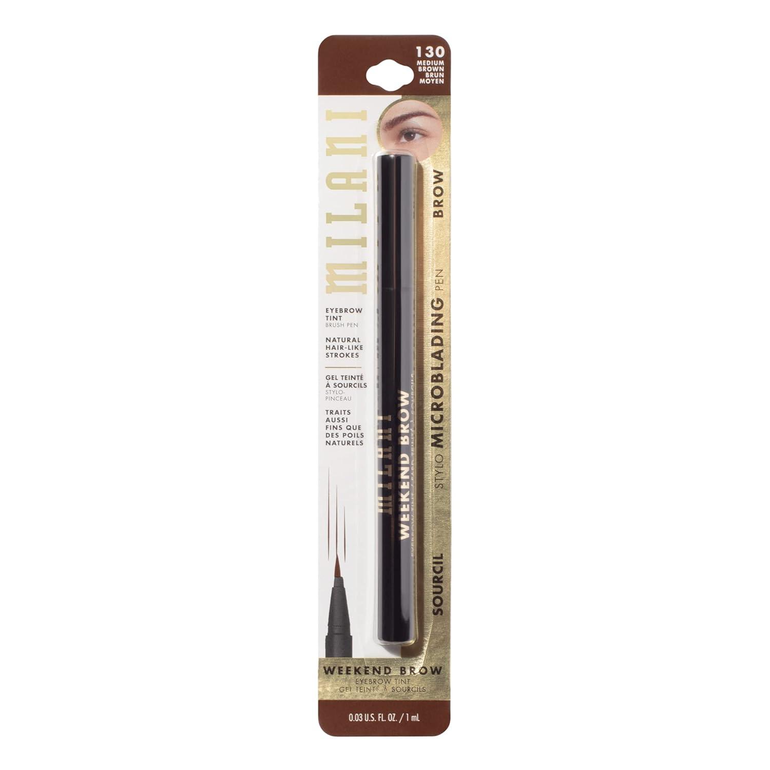 Milani Weekend Brow Eyebrow Tint - Medium Brown 130 - 0.03 fl oz
