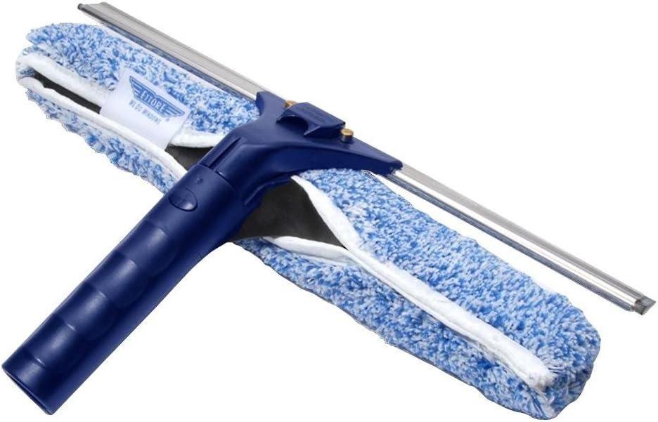 Ettore Blue Plastic Backflip Squeegee and Washer Scrubber