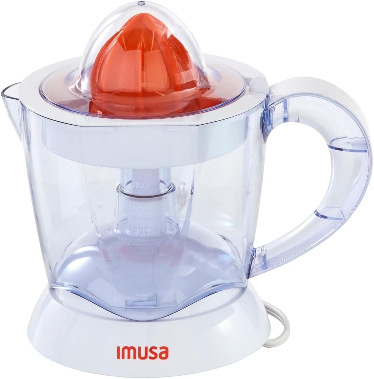 IMUSA 34oz White Electric Citrus Juicer with Reverse Function